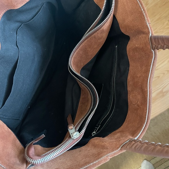 All Saints large suede tote bag - Picture 13 of 13